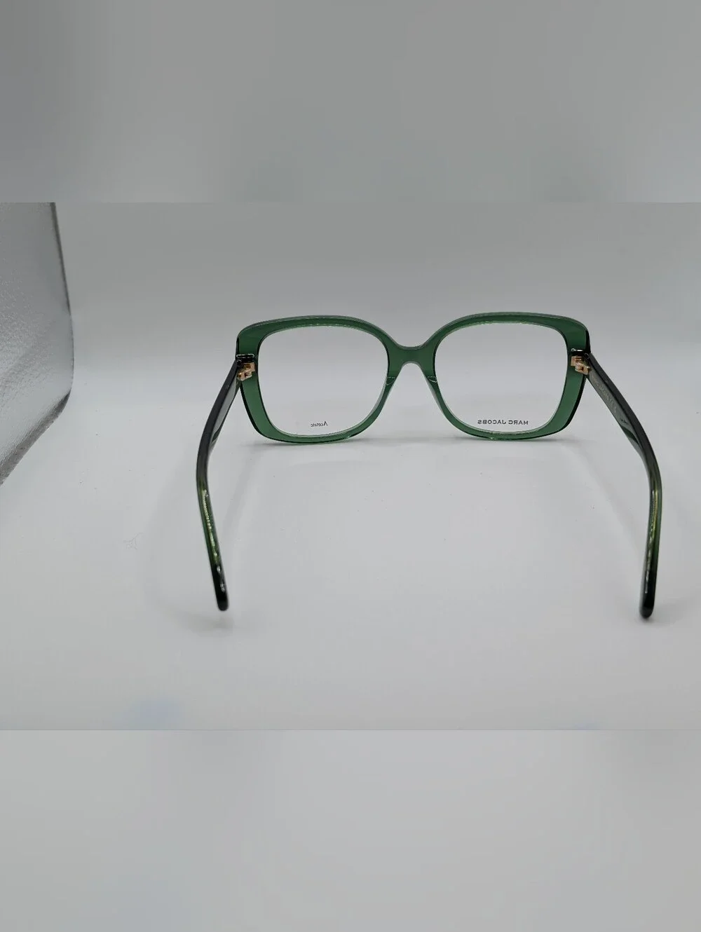 NWT Marc Jacobs MJ 1115 Translucent Green Oversized Glasses Frames + Case 55mm